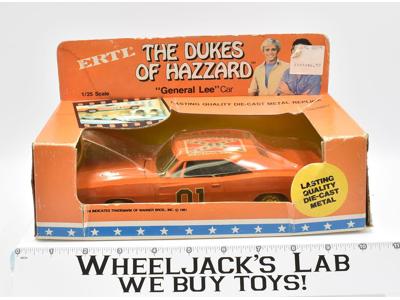 General Lee '69 Dodge Charger Dukes of Hazzard ERTL Die Cast 1/25 Metal Scale