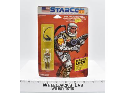 SGT. Victor Rivera NEW SEALED Starcom 1986 Coleco Vintage Action Figure