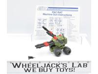 PAC RAT Machine Gun C Vintage GI Joe Cobra ARAH 1983 Action Figure Vehicle