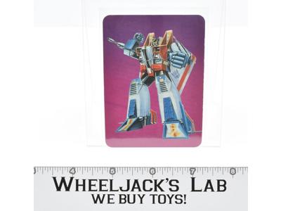 Starscream Card 98 Variant Color Transformers Action Trading Cards 1985 G1