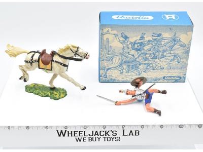 8459 Mounted Cavalry Soldier Roman W Sword Toy Soldiers Elastolin 70MM W/BOX