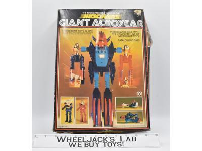 Giant Acroyear w Box &amp; Instructions Mego Micronauts Vintage Action Figure 1977