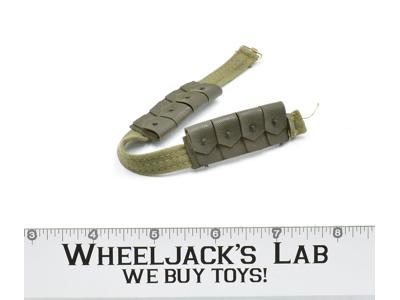 GI Joe 1964 12" Green Ammo/Cartridge Belt Accessory Vintage Hasbro Action Figure