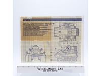 SGT. Slaughter with Triple "T" 1986 ORIGINAL Instructions / Blueprints G.I. Joe