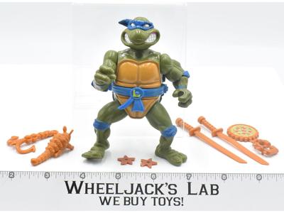 Storage Shell Leonardo 100% Complete 1991 TMNT Teenage Mutant Ninja Turtle