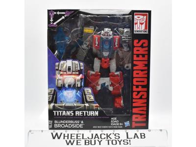 Blunderbuss &amp; Broadside 2016 Voyager MISB Titans Return Generations Transformers