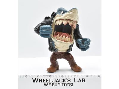 Original Pool Shark Ripster W/Pink Blood Stained Teeth Street Sharks Mattel