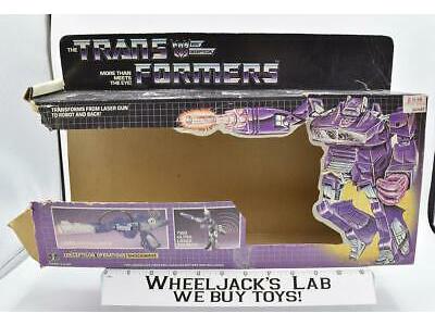 Shockwave Box Only 1985 Action Figure Vintage Hasbro G1 Transformers