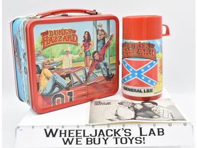 Dukes of Hazzard General Lee Lunch Box W Thermos UNUSED W Tags Tin Metal Aladdin