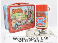 Dukes of Hazzard General Lee Lunch Box W Thermos UNUSED W Tags Tin Metal Aladdin