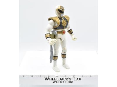 Metallic White Ranger 8" Power Rangers Movie MMPR Bandai Action Figure