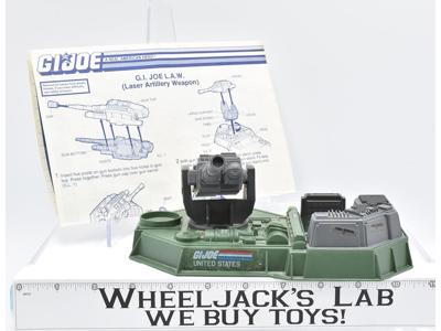 Law Laser Artillery Weapon Battle Station C 100% Complete GI Joe 1986 Vehicle