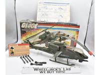 Dragonfly Assault Copter WORKS 100% Complete W/Box 1983 G.I. Joe Cobra Vehicle