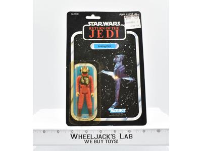 B-Wing Pilot 77 Back MOSC Sealed Star Wars ROTJ 1983 Kenner Vintage