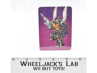 Kickback Card 113 Variant Color Transformers Action Trading Cards 1985 G1