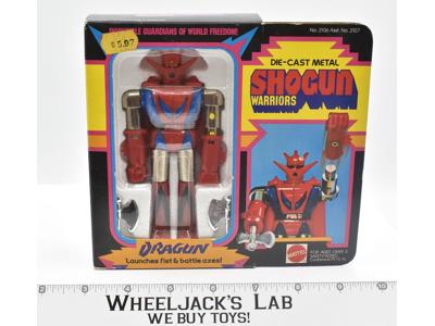 Dragun 5" 100% Complete NEAR MINT FIG MIB Shogun Warriors Diecast Mattel 1978