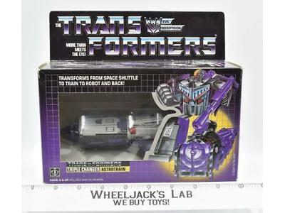 Astrotrain NICE BOX MIB NR MINT FIGURE Complete 1985 Vintage G1 Transformers