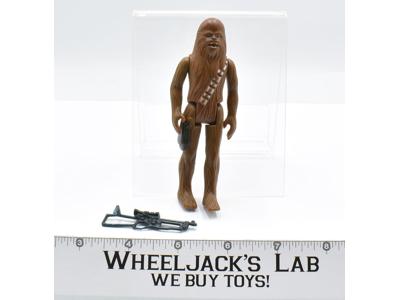 Chewbacca BLUE GUN 100% Complete Star Wars Kenner 1977 Action Figure No Repro