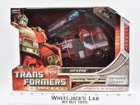 Inferno Voyager Class 25th Anniversary MISB Universe 2008 Transformers Hasbro