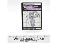 Razorclaw Action Figure Vintage Instruction Manual 1986 Hasbro G1 Transformers