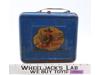 Hopalong Cassidy Scalloped Decal BLUE Metal Lunch Box ONLY 1950s Aladdin Vintage