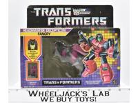 Fangry MIB UNUSED STICKERS MINT FIG Complete 1988 Hasbro Vintage G1 Transformers