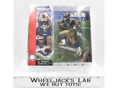 Marshall Faulk Saint Louis Rams BLUE JERSEY McFarlane Sports Picks NFL MOSC 2002