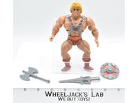 He-Man SOFT HEAD 100% Complete 1982 MOTU Masters of the Universe Vintage