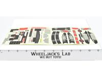 Jetfire Decal Sticker Sheet G1 Transformers 1985 Vintage Hasbro Action Figure