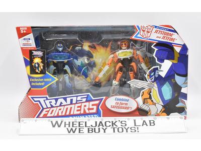 Jetstorm and Jetfire Safeguard Deluxe Animated NEW MISB Hasbro Transformers 2008