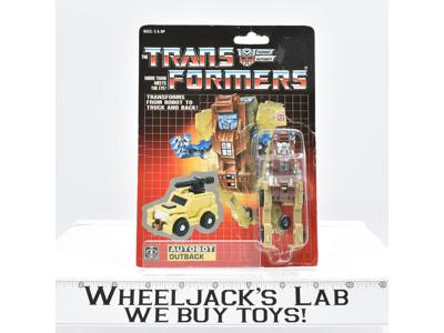 Outback W/ BUBBLE 100% Complete Vintage Hasbro 1986 G1 Transformers