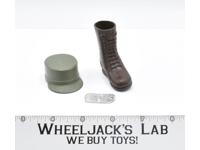 GI Joe 12" Figure Green Army Hat Boot and Dog Tag Hasbro Accessory 1970