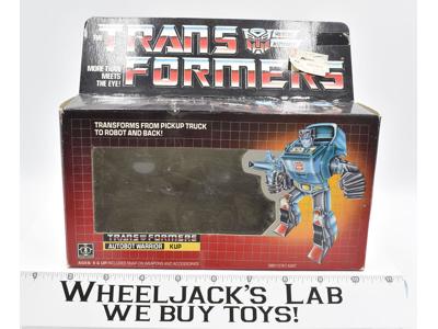 Kup Box Only 1986 Action Figure Vintage Hasbro G1 Transformers