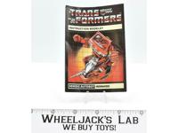 Ironhide Action Figure Vintage Instruction Manual Booklet 1984 G1 Transformers