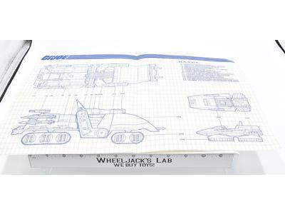 H.A.V.O.C.Original Blueprints Instructions 1986 ARAH GI Joe Cobra