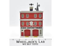 Fire Department Station City Scenes Play Set 1989 Micro Machines Galoob Vintage