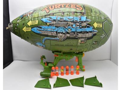 Turtle Blimp 100% Complete 1989 TMNT Teenage Mutant Ninja Turtles Playmates