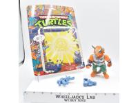 Triceraton COMPLETE W/CARD 1990 TMNT Teenage Mutant Ninja Turtle Playmates