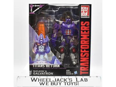 Nucleon &amp; Galvatron Power Of The Primes Generations Voyager NEW Transformers