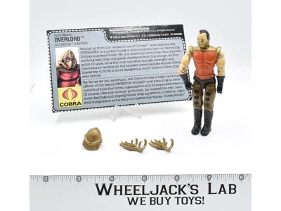Overlord Cobra Dictator Driver 100% Complete GI Joe 1989 Hasbro Action Figure