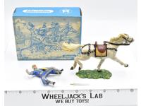 8857 W BLU BOX Mounted Cavalry Soldier Norman W Sword Toy Soldiers Elastolin 70M