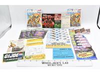 Lot #4 Catalog Flyers Brochures Inserts Paperwork Posters GI Joe Vintage