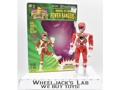 Jason Complete W Box MMPR Karate Action Power Rangers 1994 Bandai