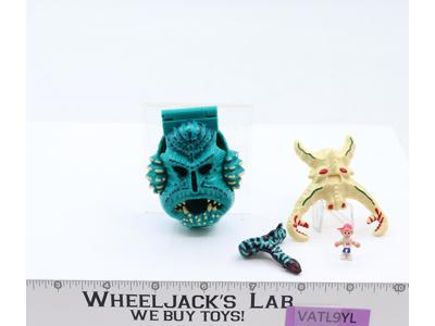 Sea Squirm 100% Complete Horror Heads Mighty Max 1992 Bluebird Toys Playset