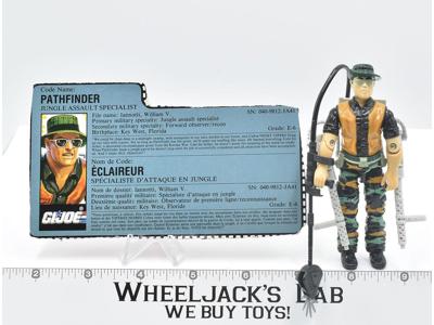 Pathfinder V1 100% Complete GI Joe 1990 Hasbro Action Figure Vintage
