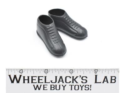 12" GI Joe Action Black Shoes Hasbro Accessory Vintage