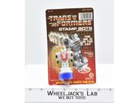 Wheeljack Stamp Bot NEW G1 Transformers Hasbro Bradley 1985 Vintage