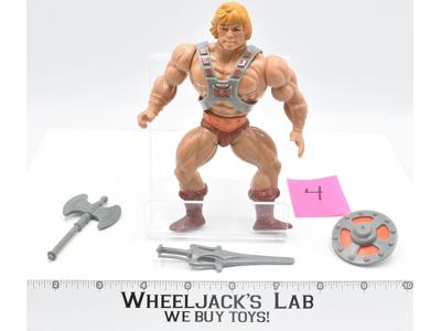 He-Man #4 SOFT HEAD 100% Complete 1982 MOTU Masters of the Universe Vintage