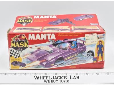 Manta Vanessa Warfield w Box Vehicle MASK 1987 Kenner Vintage Action Figure