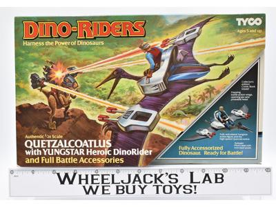 Quetzalcoatlus W Yungstar Boxed Dino Riders Vintage Action Figure 1987 Tyco